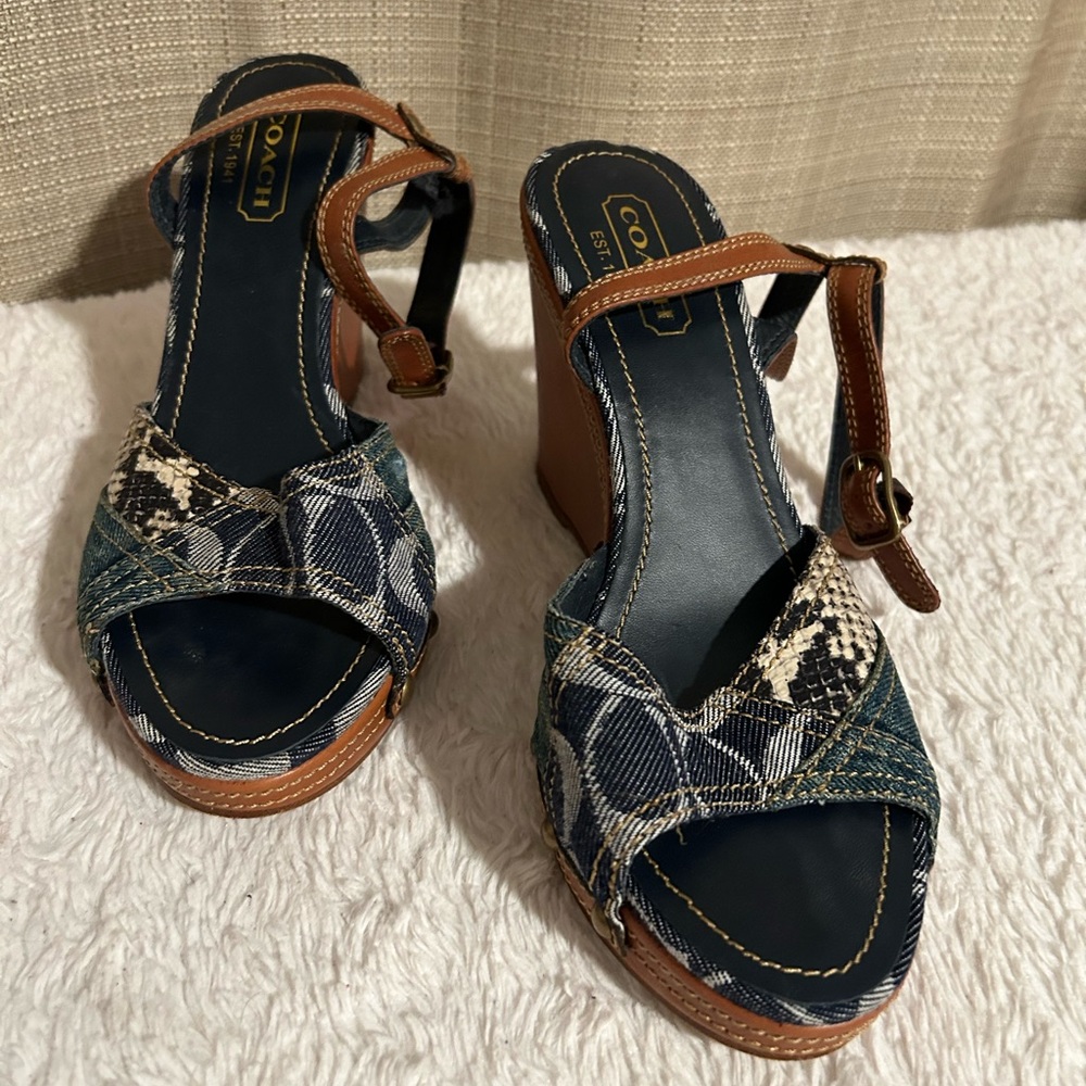 Coach Wedges size 7.5